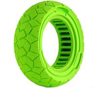Pneu solide 9 x 3.- pour scooter électrique KUKIRIN G2 Pro, roue en caoutchouc anti-crevaison non gonflable avec nid d'abeille, absorption des chocs, dissipation de la chaleur (vert)