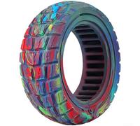 Pneu solide de 27,9 cm 90/65-6,5 compatible avec la trottinette Dualtron Thunder avec caoutchouc renforcé et stabilité (couleur Street Art)