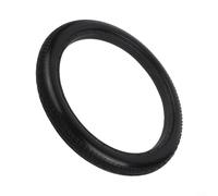 Pneu solide de 40,6 x 4,5 cm pour fauteuil roulant et vélo, pneu en caoutchouc anti-crevaison, roue de rechange sans air, pneu non gonflable pour une conduite fluide, noir (noir)