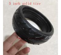 Pneu Solide De 5 Pouces Pour L'équitation De Voiture 2 Pièces, Planche À Roulettes Électrique, Chariot À Roulettes, Pneu Tubeless De 5 Pouces, Haute Qualité