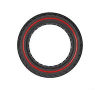 Pneu Solide No 9 F Series 10x2 125 Pour Xiaomi 4 Lite 2ème Génération Offrant une Résistance aux Crevaisons et une Adhérence Améliorée Pour Conditions Tout-Terrain (Rouge)