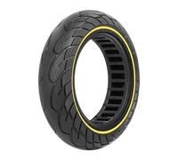 Pneu Trotinette Electrique,Roue Trottinette Electr Pneus tubeless 10x2,5 60/70-6. Pneu plein for trottinette électrique G30, pneu creux antidéflagrant à nid d'abeille de 10 pouces(Yellow)