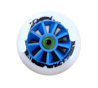 Pneu Trotinette Electrique,Roue Trottinette Electr Roues de Patins Vitesse 90 mm, 100, 110, épaisseur 24, 85 A, lot 6, avec roulements(110mm)