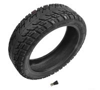 Pneu tubeless 10" - 255 x 70 - 10 x 2,50-6,5 - Convient pour scooter électrique - Noir - Caoutchouc + matériau métallique - Pneu + buse (pneu + buse)