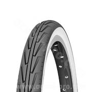 Michelin Pneu vélo Diabolo City 20 x 1.75 – Tringle rigide – Noir/Blanc