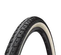 Pneu vélo City 20 x 1.75 Continental Ride Tour noir flanc blanc TR