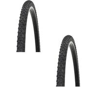 Pneu vélo cross à crampon - CYCLINGCOLORS - 700x35C - Noir - Mixte - VTT