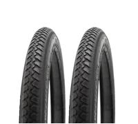 Pneu Vélo - Mixte - 16 X 1.75" - Nylon - Noir - Lot De 2 Multicolore