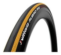 Pneu vélo route Vittoria Rubino Pro - 700x25C (25-622) - Noir jaune - Tringle souple technologie 3C Graphene 2.0