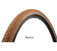 Pneu rigide Schwalbe Road Cruiser 26x1.75 GreenCompound K-Guard TwinSkin réfléchissant marron