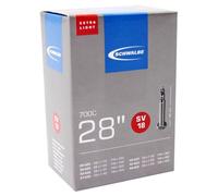 Pneu Vélo - Schwalbe - Sv18 - Extra Légère - 28 Pouces X 1,10 - 1,65 - Valve Française - 40 Mm Noir