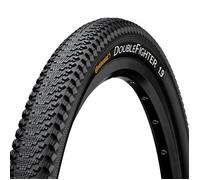 Pneu vélo VTT Continental Double Fighter III - 26x1.90 (50-559) - Noir - Tubetype - Tringle rigide technologie