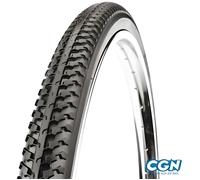 Pneu VTC - Deli - 700x38c - Caoutchouc - Noir - Mixte