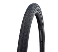 Pneu rigide Schwalbe Road Cruiser 28x1.60 GreenCompound K-Guard TwinSkin réfléchissant noir