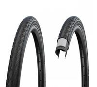 PNEU VTC URBAIN 700 X 28 SCHWALBE DELTA CRUISER PLUS NOIR TR (28-622) RENFORT