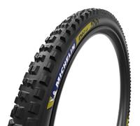 PNEU VTT GRAVITY 29 X 2.40 MICHELIN DH16 NOIR STICKERS BLEU-JAUNE TUBELESS