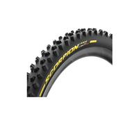 Pneu vtt pirelli scorpion race dh mud 29 tubeless ready souple dualwall noir jaune