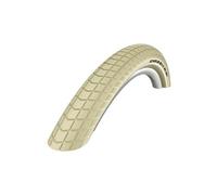 Pneu de cyclisme Schwalbe Big Ben HS439 26x2.15 rigide crème avec bande réfléchissante