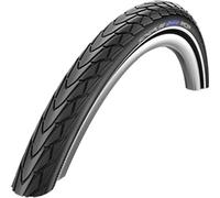 Pneu VTT urbain Schwalbe Marathon Plus 27.5x1.50 noir TR flanc réfléchissant