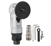 Pneumatic Chamfering Machine 45 Degree | 30000 RPM Adjustable Velocity for Metal Trimming | Handheld Chamfer Tool with Security Lock/Alloy Baffle | R0 - R1 Angle, 0.1-0.9mm (EU Style)