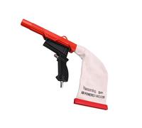 Pneumatic Cleaner Tool, Compact Blow Suction Car Tire Cleaner, Double-Purpose Grinding Chips Vacuum, ABS and Canvas Material, for Efficient Automotive Maintenance Aid