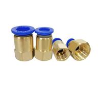 Pneumatic Components10pcs/lot BSPT PCF6-01 PCF6-02 PCF8-02 Pneumatic Connectors Female Straight Quick Release Fitting(PCF8-02)