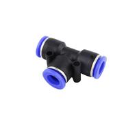 Pneumatic Fitting Hose Connector Tube Joint Compressor Push-in Quick Release Pipe for 4mm 6mm 8mm 10mm 12mm NWPNLXEA(PE,6MM)