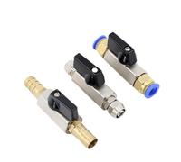 Pneumatic mini ball valve air pump valve switch deflation water valve inner and outer wire quick connector pagoda(C,6mm Joint)