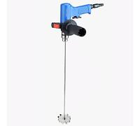 Pneumatic Paint Mixer - Portable Air Agitator with Stainless Steel Stirring Paddle, 1800RPM Handheld Coating Mix Machine for Paint, Ink, and Chemicals(B)