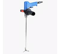 Pneumatic Paint Mixer - Portable Air Agitator with Stainless Steel Stirring Paddle, 1800RPM Handheld Coating Mix Machine for Paint, Ink, and Chemicals(C)