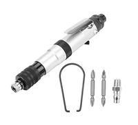 Pneumatic Screwdriver Handheld Semi Automatic Clutch Type Air Straight 1000rpm High Efficiency Durable 1/4 Inch Chuck for Mechanical Manufacturing Home Maintenance KP834C