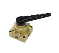 Pneumatic switch three-position four-way manual valve HV-02/HV200-02/HV200D/HV200B manual valve air valve NWPNLXEA(HV200-02)