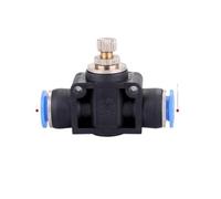 Pneumatics Air Throttle Valve Speed Control Quick Hose Tube Water Fitting Connector Pneumatic Fittings Adjust 4mm 6mm 8mm 10mm AUOQKQUT(LSA-12)