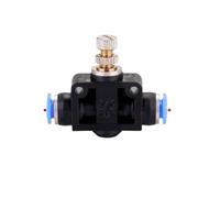 Pneumatics Air Throttle Valve Speed Control Quick Hose Tube Water Fitting Connector Pneumatic Fittings Adjust 4mm 6mm 8mm 10mm AUOQKQUT(LSA-8)
