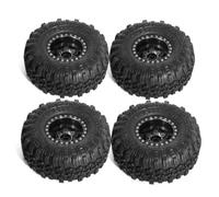Pneus 1.0" pour Traxxas pour TRX4M pour Bronco pour Defender 1/18 | RC Upgrades & Pièces Rechange: roues métal 1.0" avec pneus caoutchouc performance Pour mini-crawler. RC