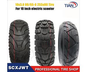 Pneus 80/65-6 255X80 10X3.0 pour Dualtron VICTOR luxe EAGLE Speedway 4 5 Zero 10X Kugoo M4 10 pouces Scooters électriques minimotateurs 10x3.0 with tube 45D