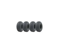 Parnells - 4 Jeux de Pneus Tubeless ATV Knobby, 145/70-6 - 2 Plis P319 Wanda, Diamètre 355 mm, Largeur 140 mm, 75 kg - pour Roues de Remorque Quad, 50 cc 90 cc 110 cc, Marquage E, Légal sur la Route