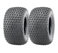 Pneus ATV 22x11.00-8 Knobby, 4 plis, tubeless, E-mark Wanda P323 - Lot de 2, ultra durables