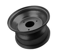 Pneus ATV de 7 pouces 16x8.00-7, jante de moyeu noir argenté, 3/4 trous, pneus sous vide 16x8-7 adaptés aux pièces de jantes Quad ATV de 7 pouces(Small 4 hole black)