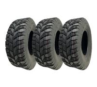 Pneus ATV OBOR Beast WP07 25x8.00-12 (205/80-12), 6 plis, 47N, tubeless, homologués pour la route Europe/UK - Lot de 3