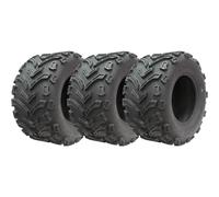 Pneus ATV Wanda P3128 25x12.50-12 6PLY E-Marqués, Route Légale, Bande de roulement directionnelle, Set de 3