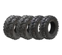 Pneus ATV Wanda P3128 6 plis 22x7-11 et 22x10-9 - Route homologuée (Set de 4, 2 avant + 2 arrière)