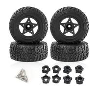 Pneus Camion Course Courte 109mm 4 Pièces 12mm 14mm 17mm Hexagonaux pour Slash Trxs pour Arrma pour Senton pour HSP pour Voiture HPI 1/8 1/10 RC Accessoire Voiture RC