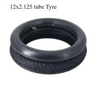 Pneus de 12 pouces 12x2.125 adaptés aux trottinettes électriques, vélos de ville, poussettes, pneus externes adaptés à divers gaz inner tube straight