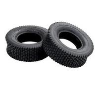 Pneus de brouette 2 pcs 13x5.00 6 4PR Caoutchouc Noir G