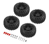 Pneus De Grand Pied 1 / 14 Pouces, Bonne Adhérence, Jante De Grande Roue Légère, Durable, Excellente Fabrication, Style Excellent, 4 Pièces