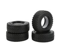 Pneus de roue en caoutchouc souple de 1.55 pouces, 4 pièces, pour CC01 LC70 LC80 1/18 Air UTB18 Capra, pièce de mise à niveau de voiture télécommandée