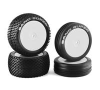 Pneus De Roue pour Xray Xb2 pour Serpent SRX2 SRX4 pour Tamiya Dt02 1/10 | Pneus caoutchouc 82/87mm pour adhérence RC car offroad 2WD et upgrade performance stabilité virage Pièces
