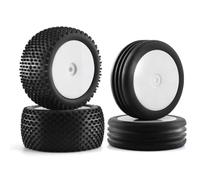 Pneus De Roue pour Xray Xb2 pour Serpent SRX2 SRX4 pour Tamiya Dt02 1/10 | Pneus caoutchouc 82/87mm pour adhérence RC car offroad 2WD et upgrade performance stabilité virage Pièces