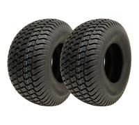 Parnells - 2 Jeux de Pneus de Tondeuse à Gazon Sans Chambre à air 20x10.00-8, 4 Plis Wanda P332, Diamètre 500 mm, Largeur 240 mm, 540 kg, Épaule Arrondie, pas pour les Services Routiers